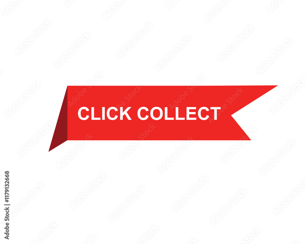Click collect web Vector Illustration button label template text with colorful icon Click collect web Vector Illustration button label template text with colorful icon