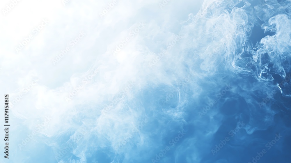Abstract Blue Smoke Swirls Background Image Abstract Blue Smoke Swirls Background Image