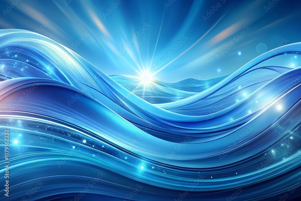Blue Abstract Background with Gradient and Textured Design Blue Abstract Background with Gradient and Textured Design