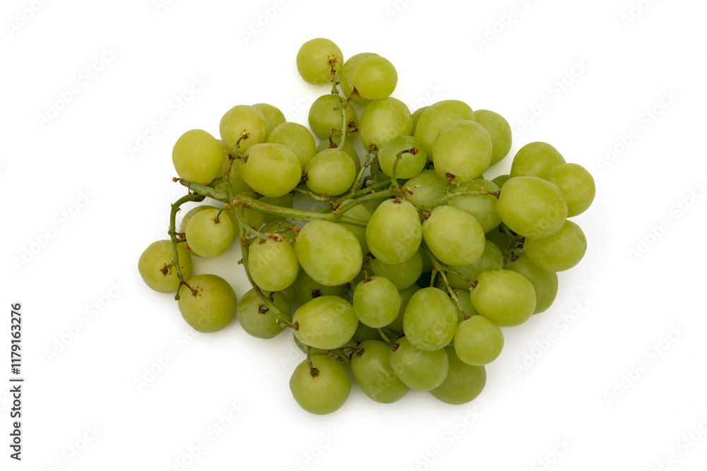 White Seedless Grapes Isolated on White Background – Fresh and Juicy Fruit Stock Image White Seedless Grapes Isolated on White Background – Fresh and Juicy Fruit Stock Image