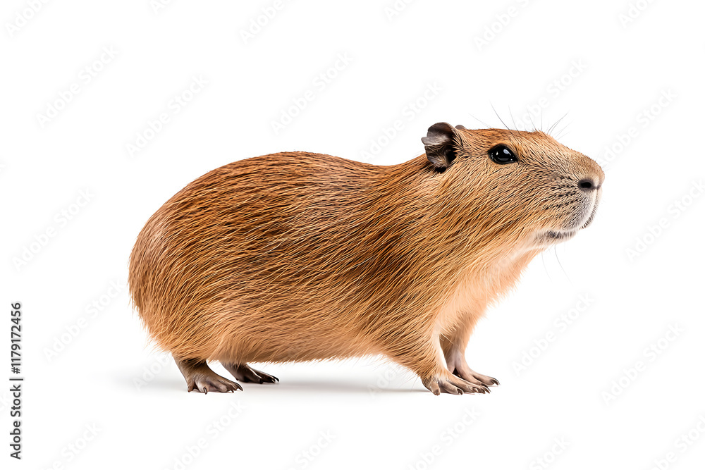 Capybara isolated on white background
Capybara isolated on white background