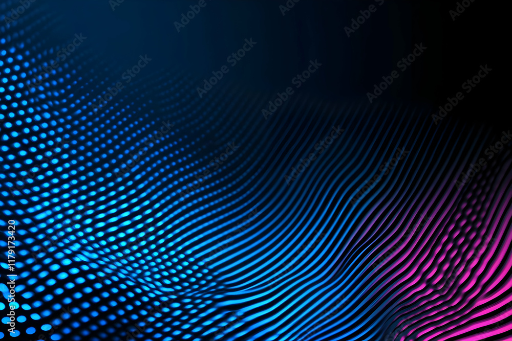 Abstract 3D Background: Blue Pink Wave Abstract 3D Background: Blue Pink Wave