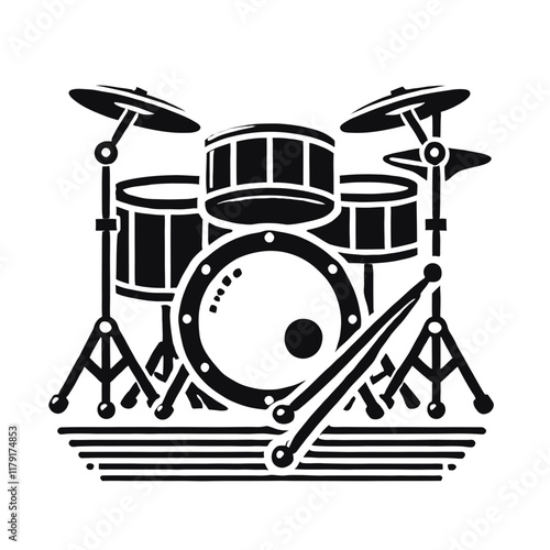 Musical Band Vector Illustration
