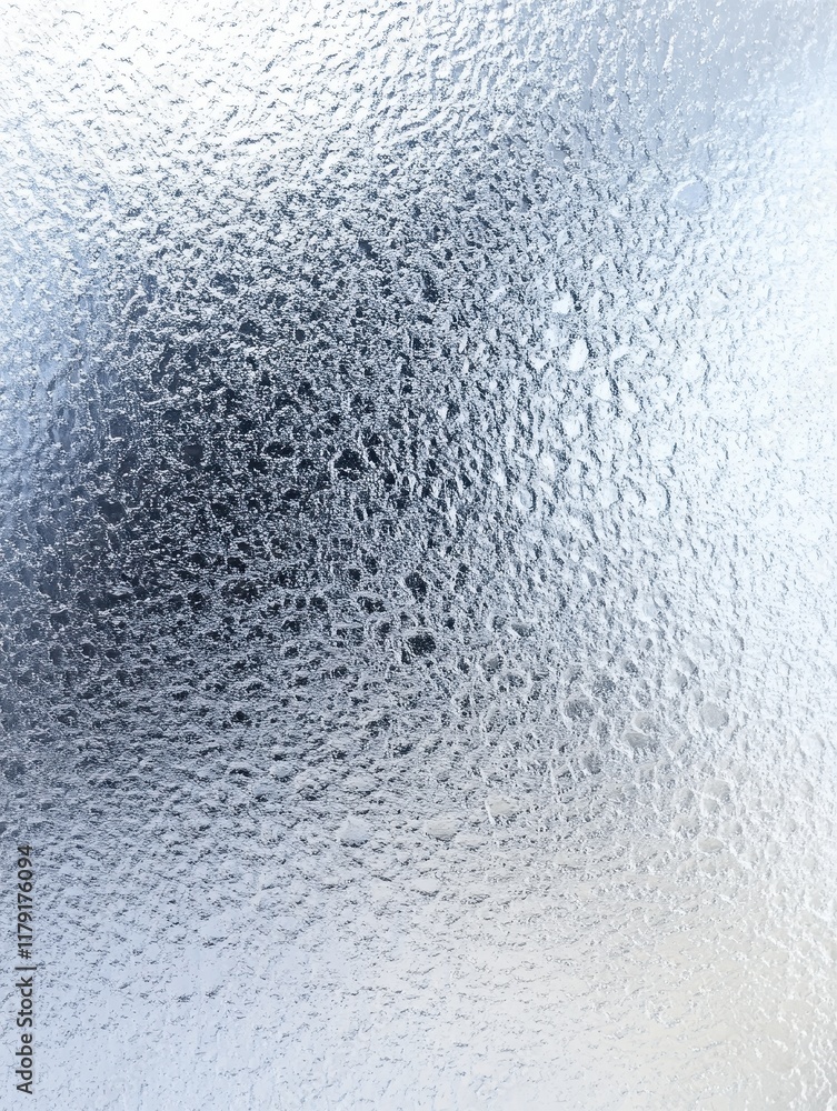 Frosty Winter Window Pane Texture Background. Frosty Winter Window Pane Texture Background.