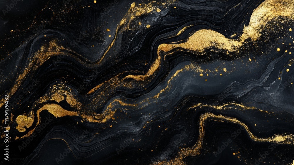 Abstract black and gold luxury background concept Abstract black and gold luxury background concept