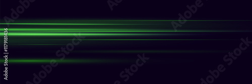Speed ​​light lines effect. Vector illustration