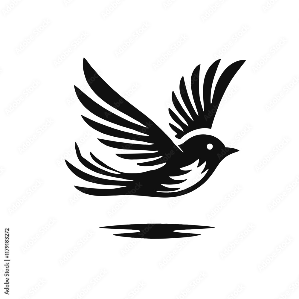 Obraz premium Dove Bird Vector Illustration 