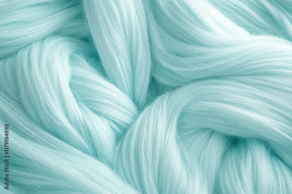 Soft Turquoise Yarn Close Up Textured Fibers and Crafting Inspiration Soft Turquoise Yarn Close Up Textured Fibers and Crafting Inspiration