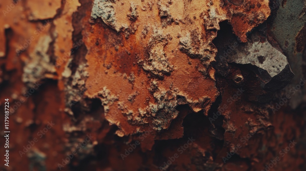 close-up of heavily corroded metal surface, rich orange and red tones, perfect for illustrating aged materials close-up of heavily corroded metal surface, rich orange and red tones, perfect for illustrating aged materials
