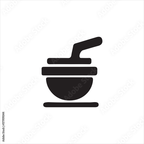 mortar with pestle