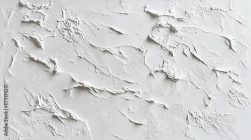 Textured White Plaster: Abstract Minimalist Wall Art
