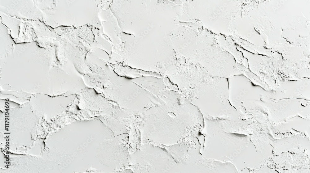 Textured White Plaster: A Minimalist Abstract Artwork Textured White Plaster: A Minimalist Abstract Artwork