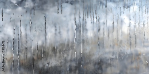 Misty Reflection Water Droplets Surface Overlay Texture Artwork