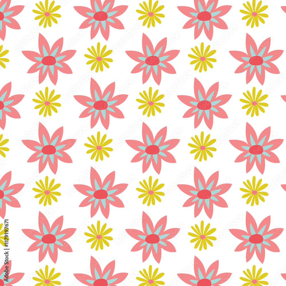 seamless pattern with flowers seamless pattern with flowers