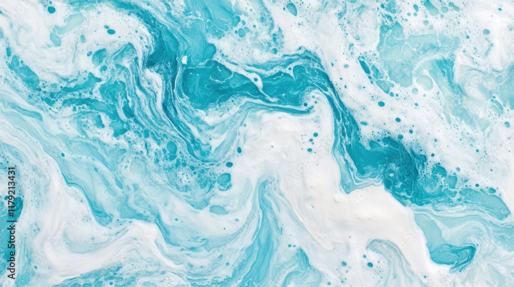 Abstract swirling blue and white foam texture. Abstract swirling blue and white foam texture.
