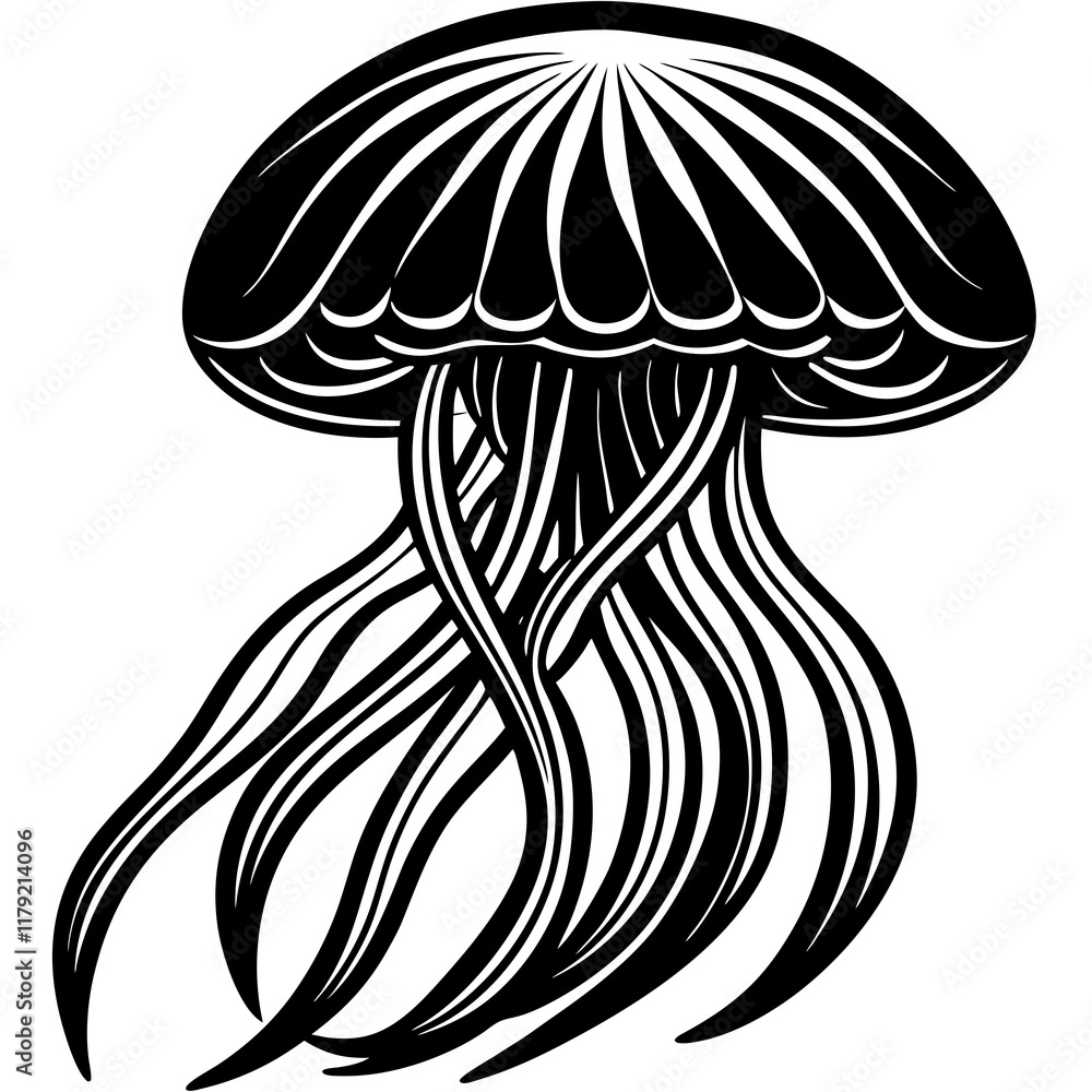illustration of a Jellyfish illustration of a Jellyfish
