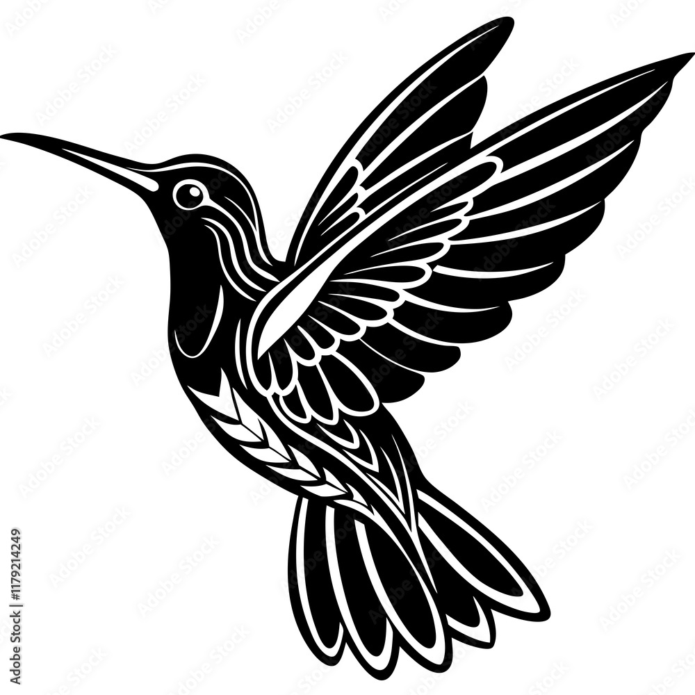 Obraz premium illustration of a Hummingbird