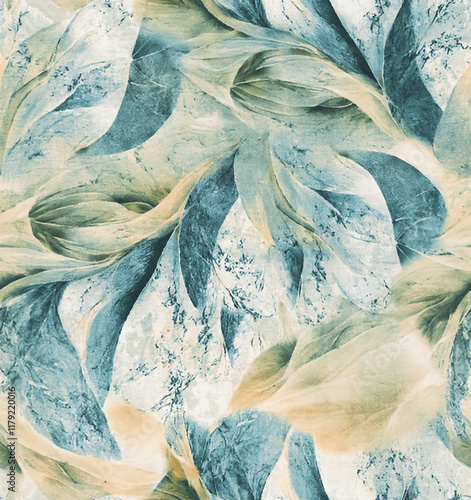 Wallpaper Mural Floral Harmony: A Fusion of Patterns and Textures Torontodigital.ca