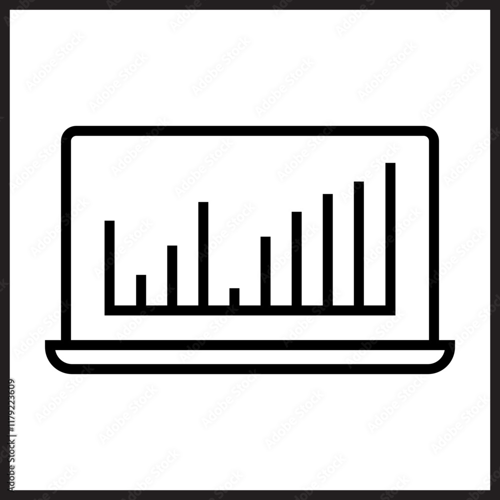Stock Market icon Design Stock Market icon Design