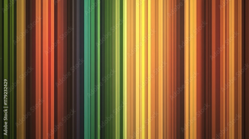 Obraz premium Abstract background with vertical multicolored stripes in warm and cool tones.