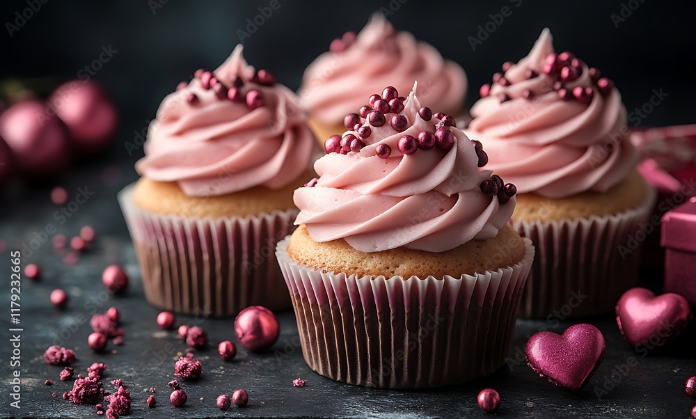 Valentine Cupcakes with Pink Frosting
Valentine Cupcakes with Pink Frosting
