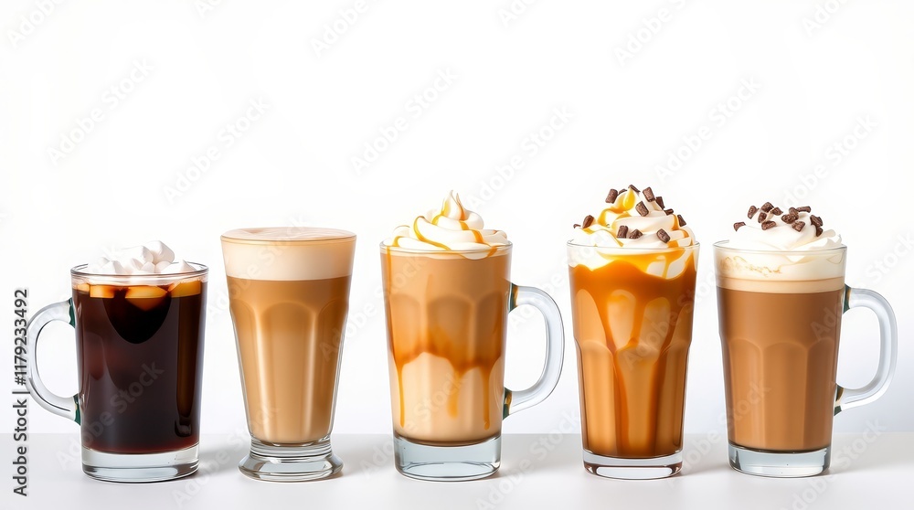 Different kinds of coffee drinks Different kinds of coffee drinks