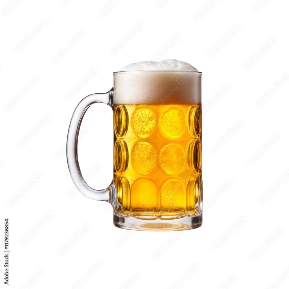 Refreshing Beer in a Traditional Glass Refreshing Beer in a Traditional Glass