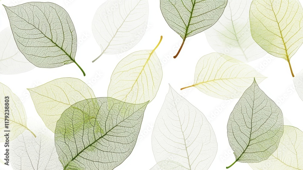 Delicate Skeletons A Collection of Translucent Leaves. Delicate Skeletons A Collection of Translucent Leaves.