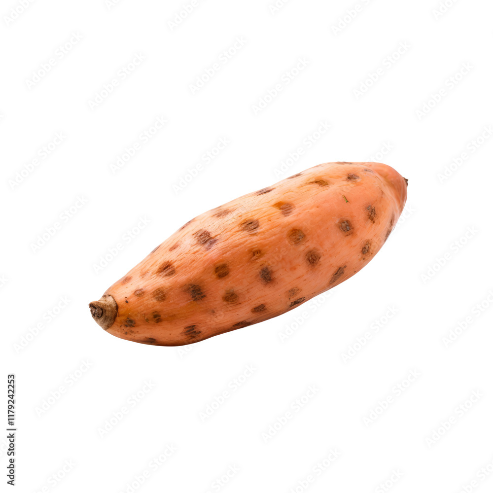 Sweet Potato Delight: A single, vibrantly colored sweet potato, showcasing its earthy tones and natural beauty. The perfect ingredient for a healthy and delicious meal. Sweet Potato Delight: A single, vibrantly colored sweet potato, showcasing its earthy tones and natural beauty. The perfect ingredient for a healthy and delicious meal.