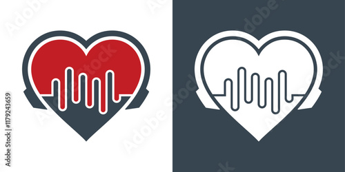 music love logo creative Logo icon logo abstract vector illustration