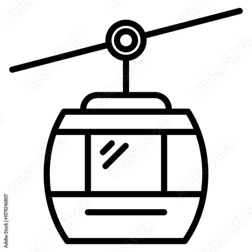 cable car single icon