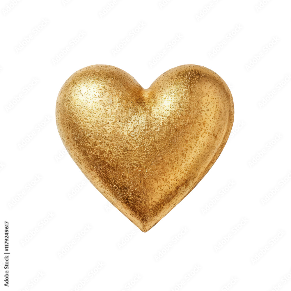 Golden Heart Symbol: A close-up shot of a luxurious, textured golden heart, perfect for Valentine's Day, romantic occasions, or expressing affection. Golden Heart Symbol: A close-up shot of a luxurious, textured golden heart, perfect for Valentine's Day, romantic occasions, or expressing affection.