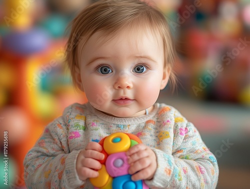 Adorable Baby: Childhood Play and Joy