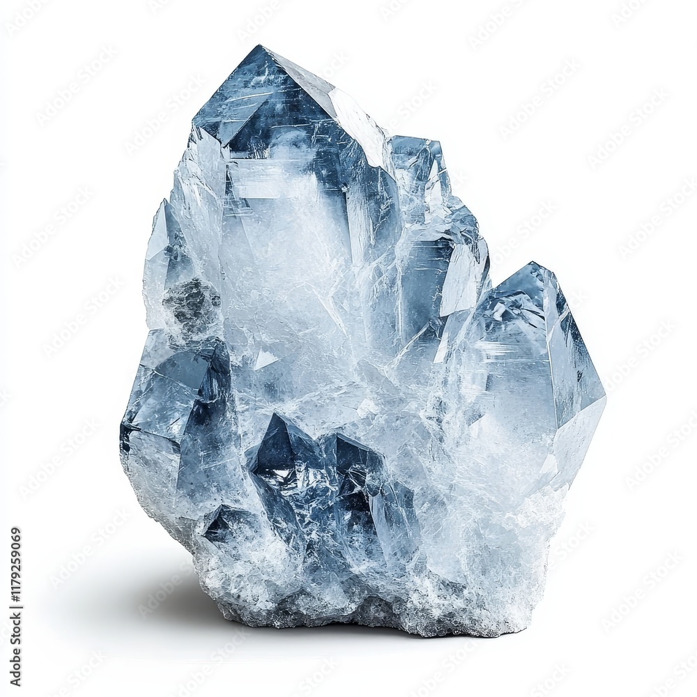 Obraz premium Crystal – Natural Minerals, Decorative Objects, Healing Crystals, and Geometric Shapes in Design