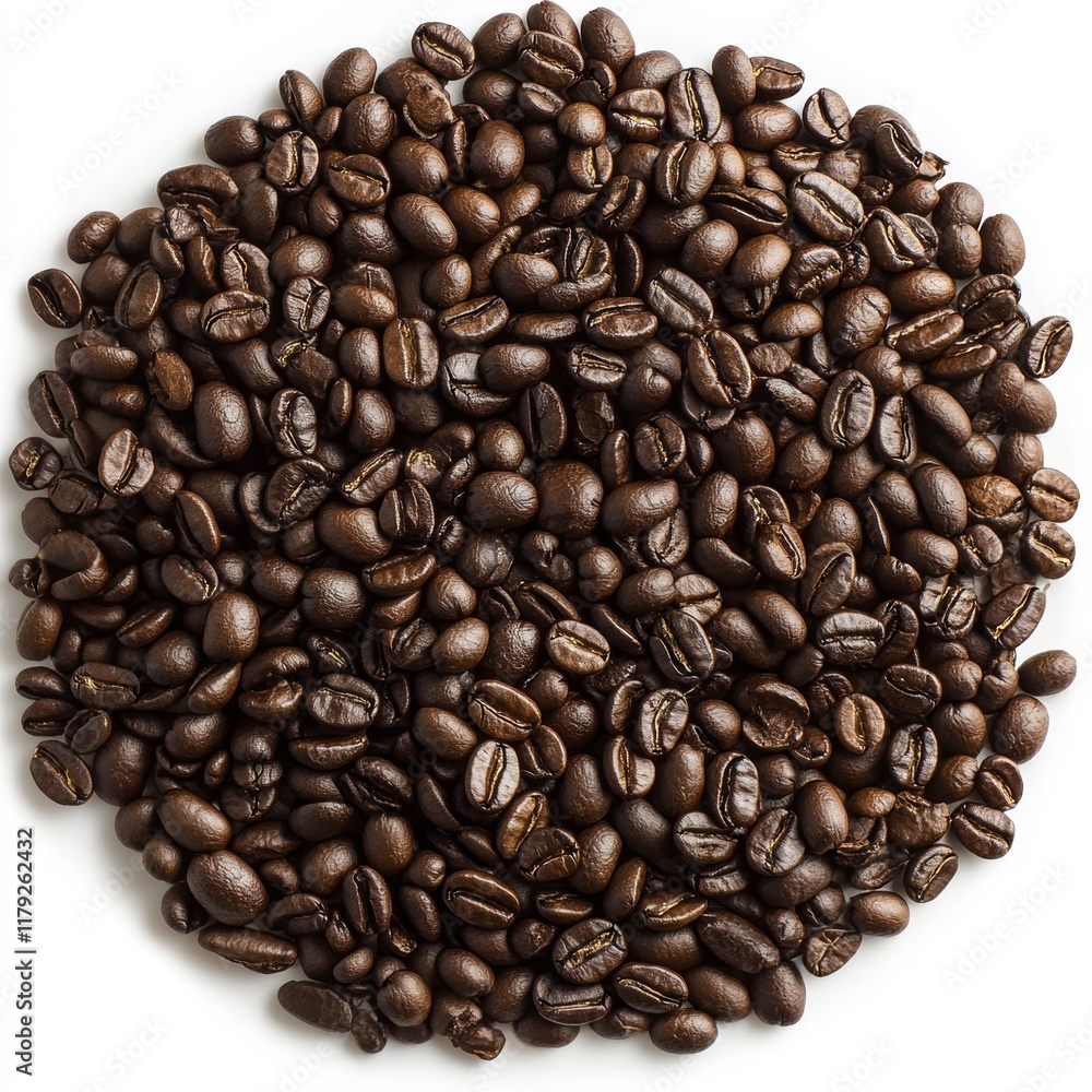 Naklejka premium Guatemalan Coffee Beans – Specialty Coffee, Premium Quality, Gourmet Flavor, and Sustainable Agriculture