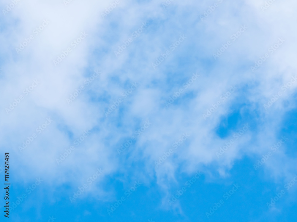 1月の青空と白い雲44 1月の青空と白い雲44