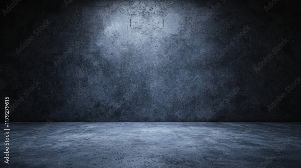 Empty industrial space with textured concrete walls Empty industrial space with textured concrete walls