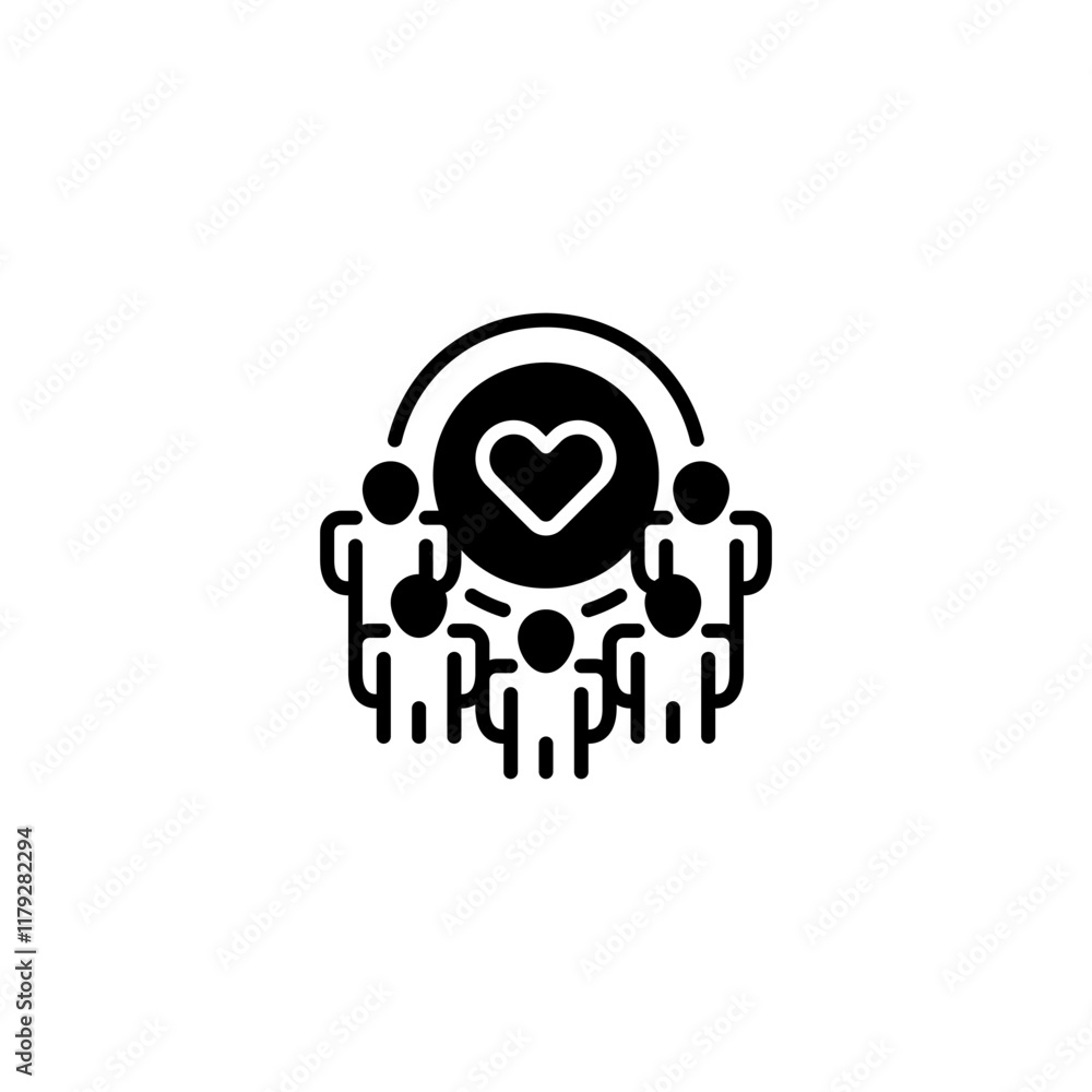 Empathy Circle line icon. Universal creative premium symbol. Vector sign icon logo template. Vector illustration Empathy Circle line icon. Universal creative premium symbol. Vector sign icon logo template. Vector illustration