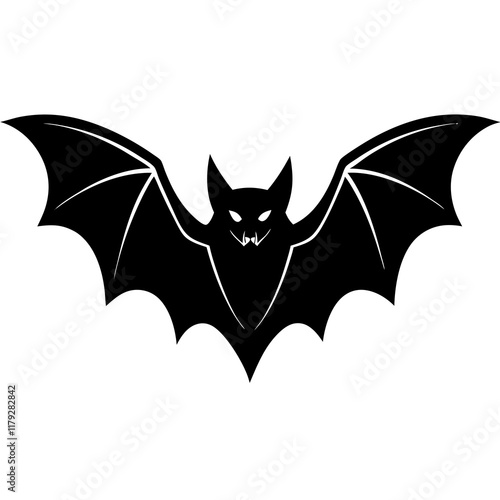 bat on white