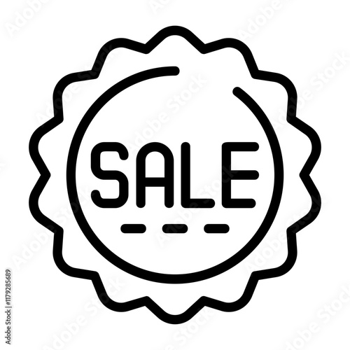 Sale Badge Vector Icon Design