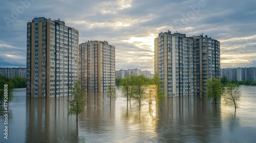 High rise Apartments Surrou...