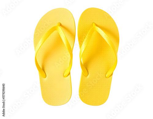 yellow flip flop