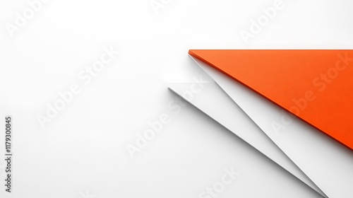 Free Download Abstract Orange and White Triangular Shapes Design - GFXLoad