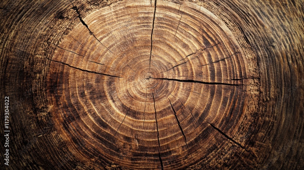 Detailed Close-Up of a Natural Wood Tree Stump Circular Pattern Detailed Close-Up of a Natural Wood Tree Stump Circular Pattern