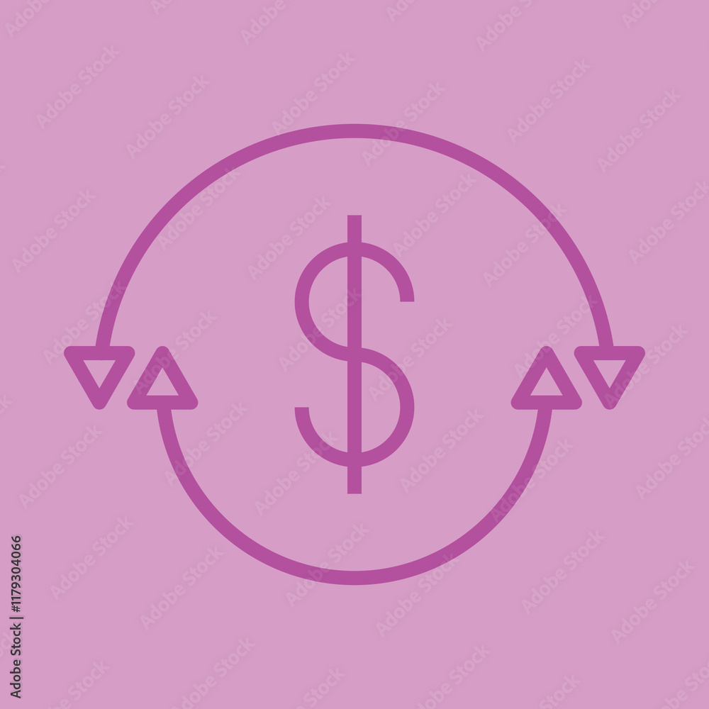 Cash Flow icon Design Cash Flow icon Design