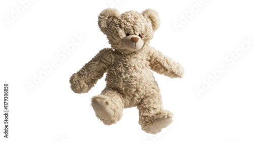 Soft Cotton Teddy Bear Floating in Mid-Air Perfect for Child's Room Decor or Gift