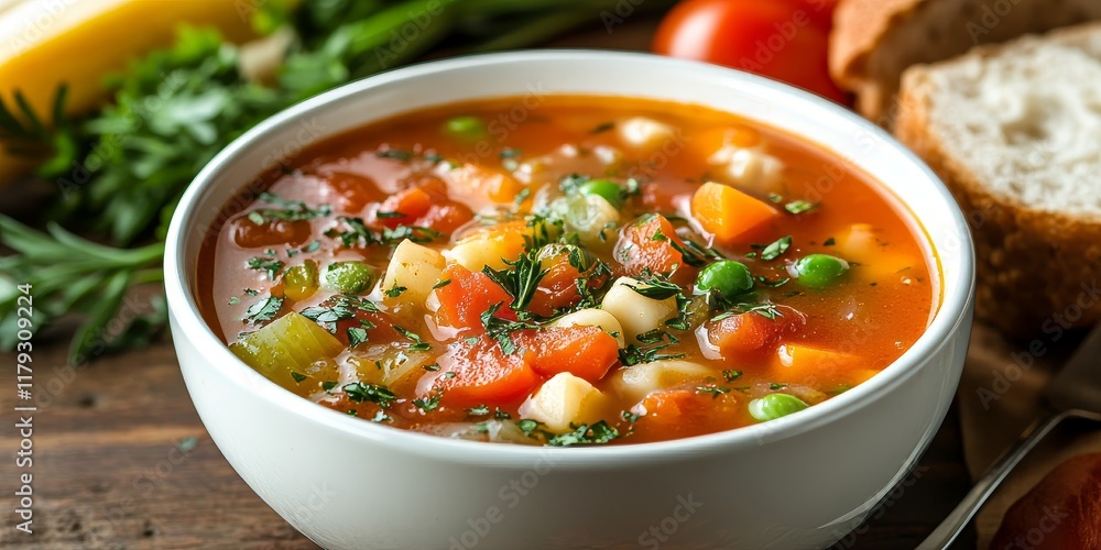 Delicious tomato minestrone soup featuring a medley of fresh vegetables creates a comforting and nutritious meal. Enjoy this hearty tomato minestrone soup packed with veggies for a delightful Delicious tomato minestrone soup featuring a medley of fresh vegetables creates a comforting and nutritious meal. Enjoy this hearty tomato minestrone soup packed with veggies for a delightful