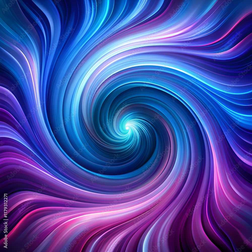 Abstract swirling lines in vibrant blue and purple hues. Abstract swirling lines in vibrant blue and purple hues.