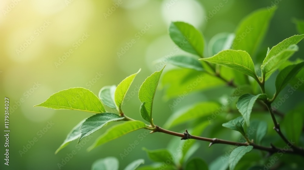 Gentle Breeze, close-up of leaves gently swaying in the wind Gentle Breeze, close-up of leaves gently swaying in the wind