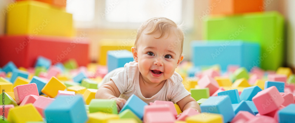 Fototapeta premium Minimalist water jugs on wooden table in bright kitchen, simplicity